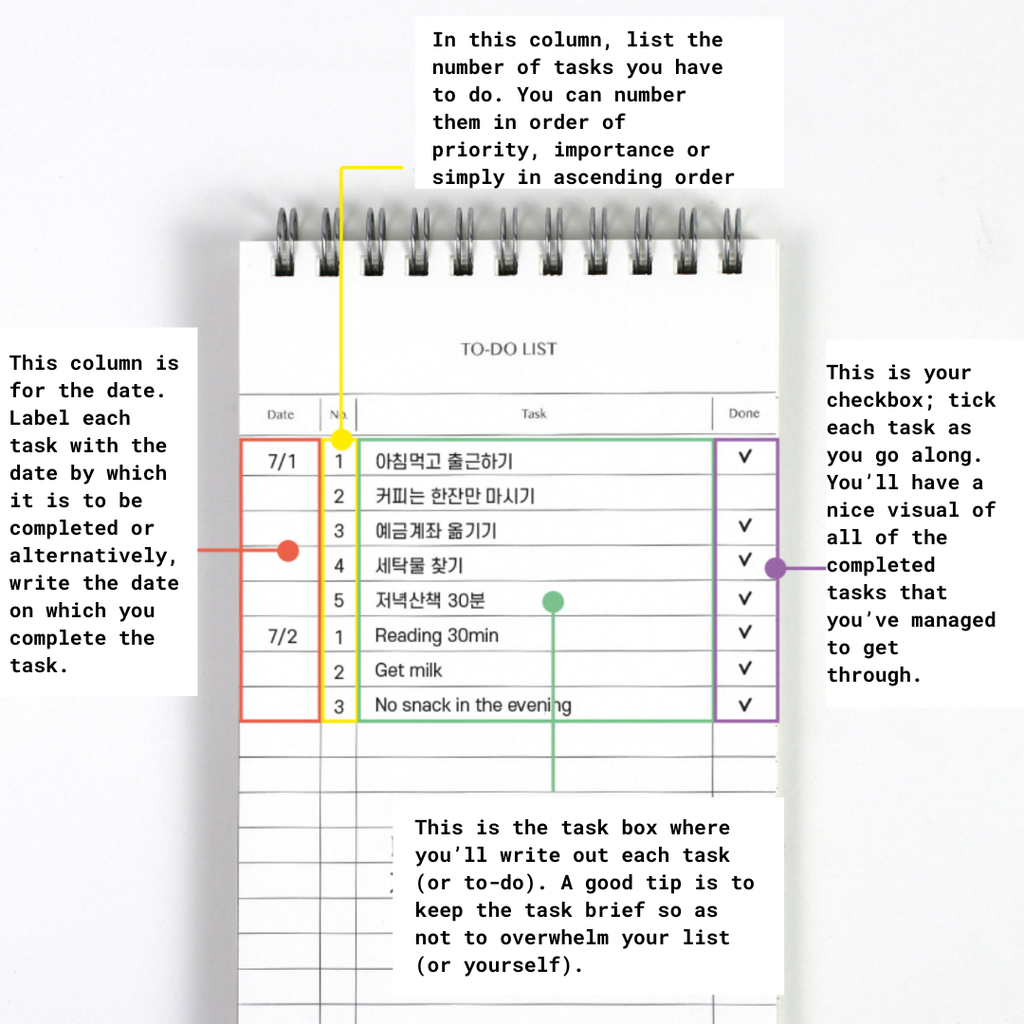 Paperian Lists To Live By [To-Do List Notebook]: Black