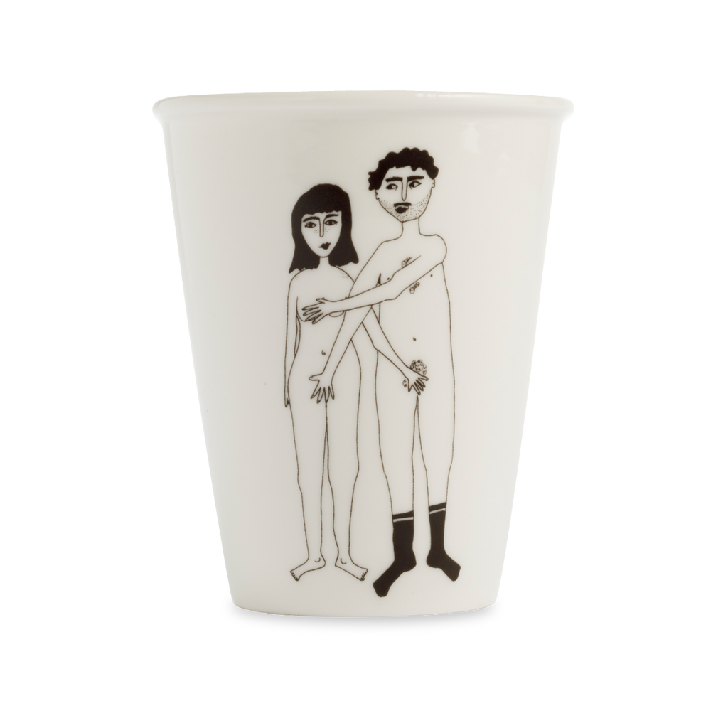 Cup naked couple
