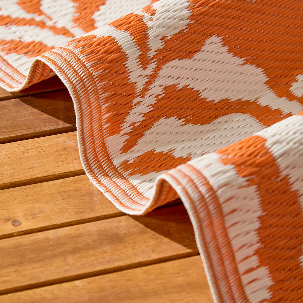 Tocorico 120x180cm Outdoor Rug Orange: Orange / 120 x 180cm