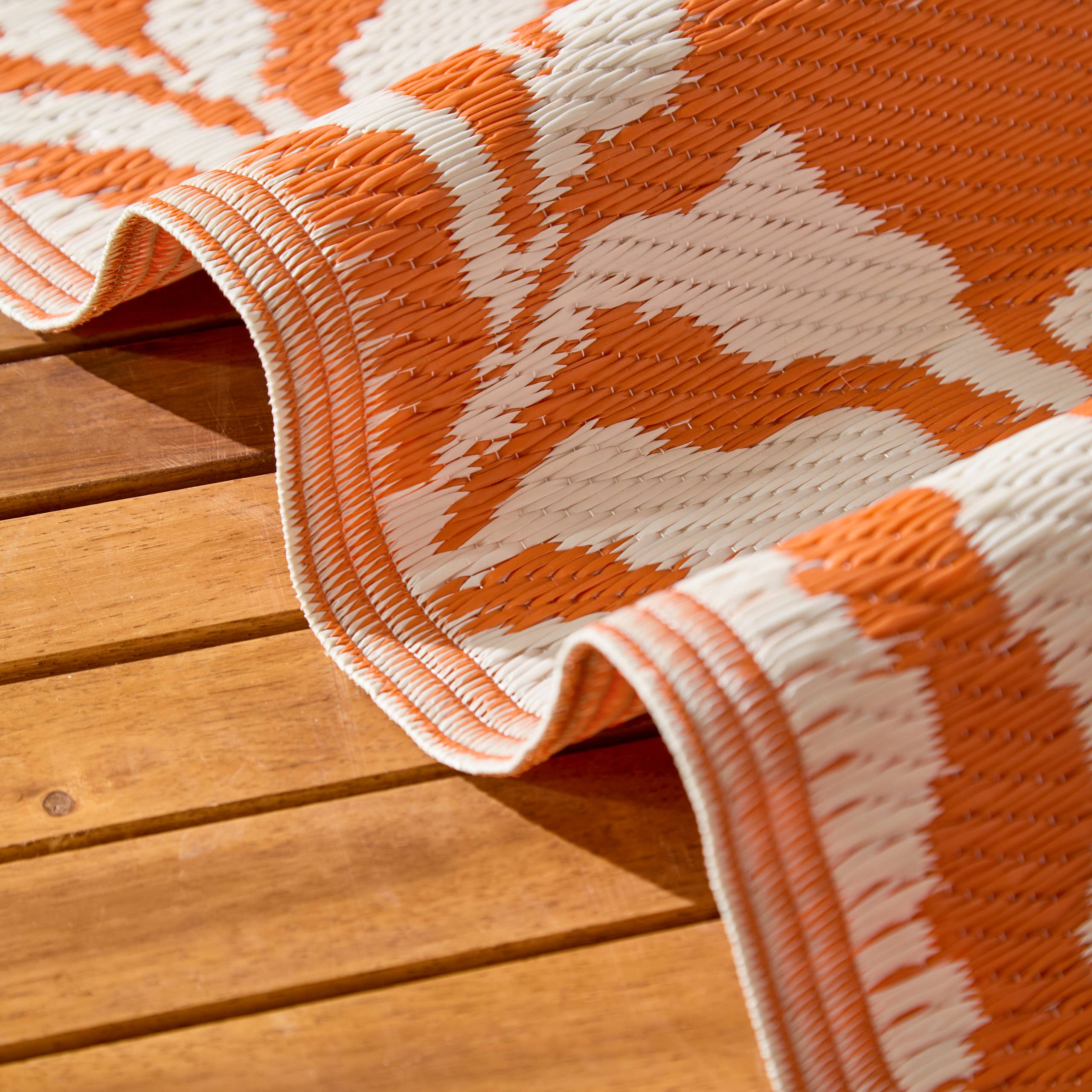Tocorico 120x180cm Outdoor Rug Orange: Orange / 120 x 180cm