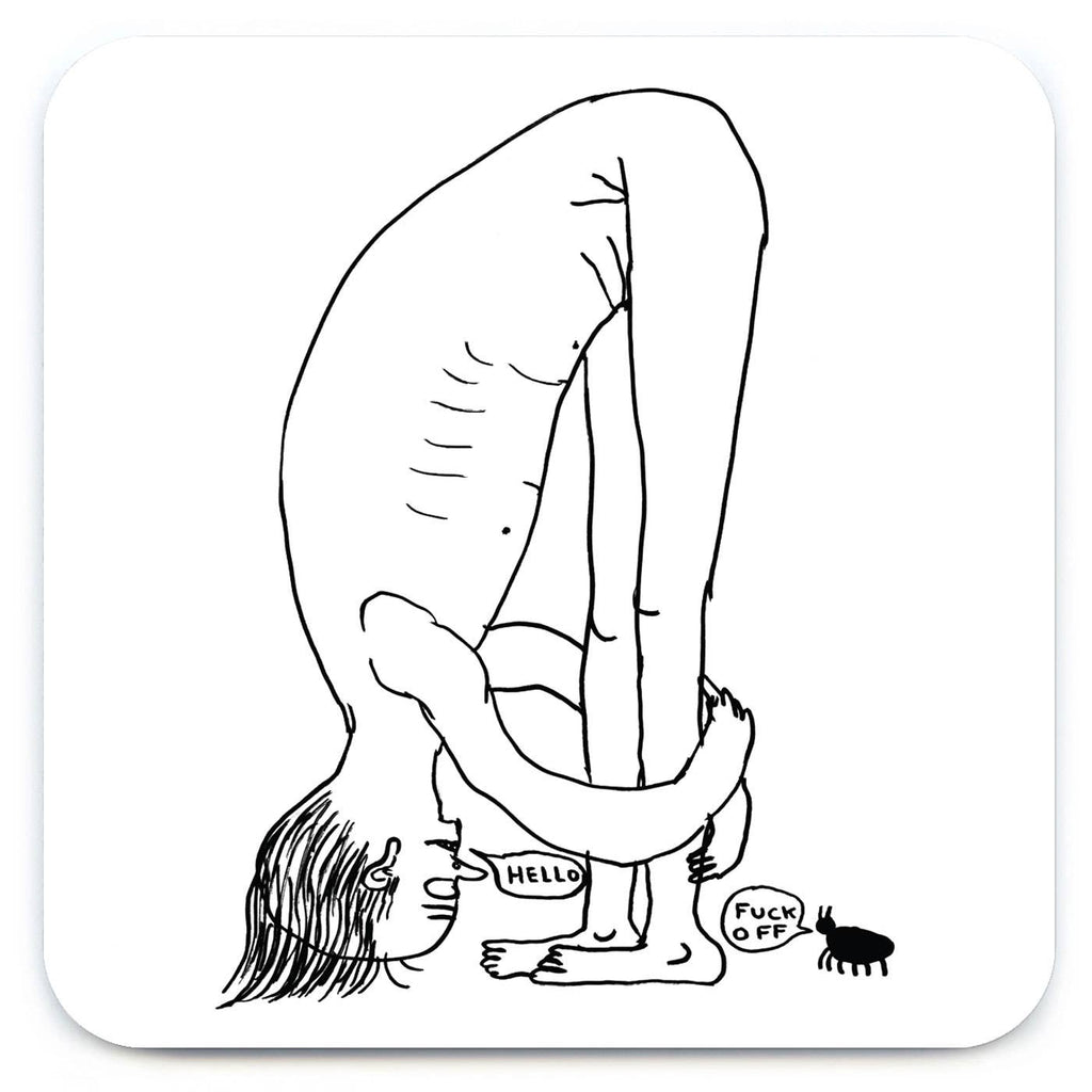 Sale Funny Gift David Shrigley Coaster - Hello Ant