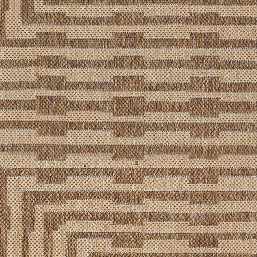 Sandown Jute Effect Indoor/Outdoor Rug Natural: Natural / 120 x 170cm