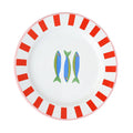 Sardine Fish Enamel Plate - 20cm | Summer Dinner Plates |