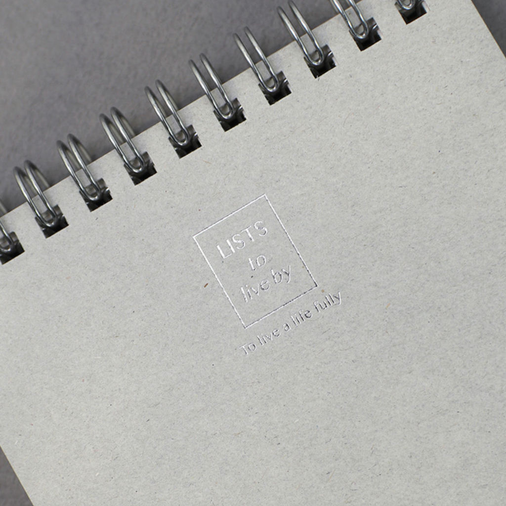 Paperian Lists To Live By [To-Do List Notebook]: Black