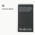 Paperian Lists To Live By [To-Do List Notebook]: Black