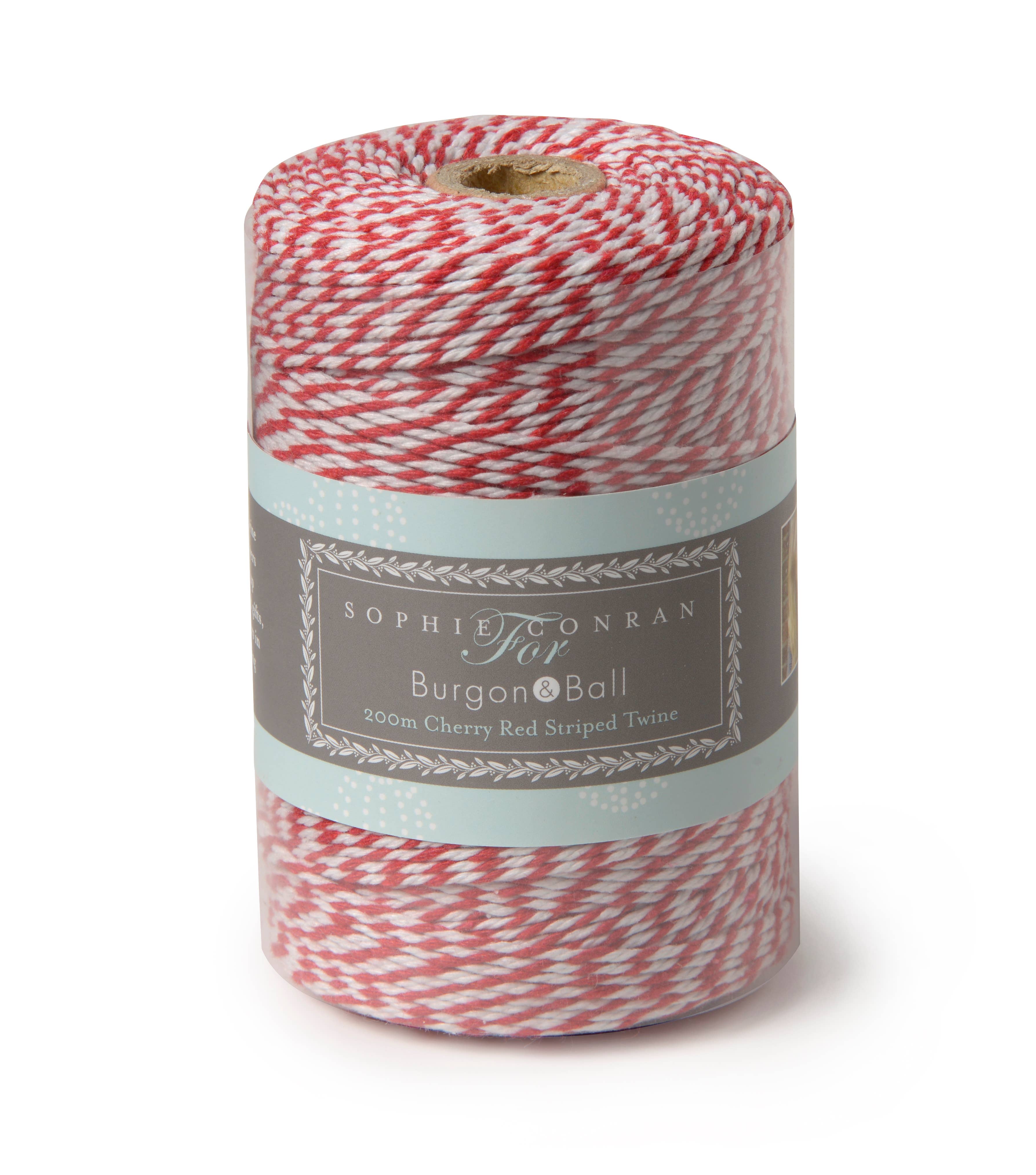 Sophie Conran - 200m Cherry Red Striped Twine