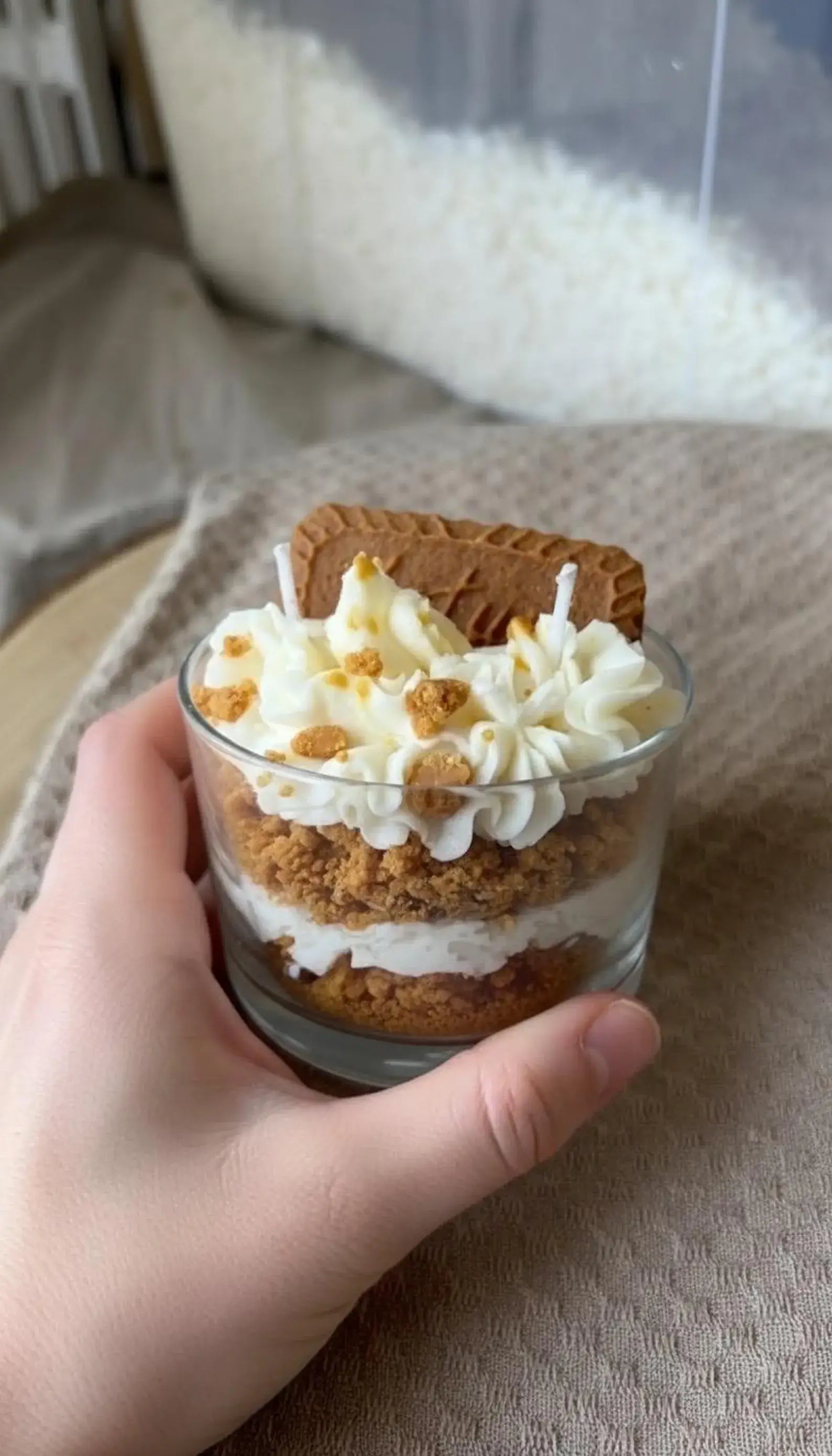 Cookie dessert candle, cookie scent, home decor, gift: Small