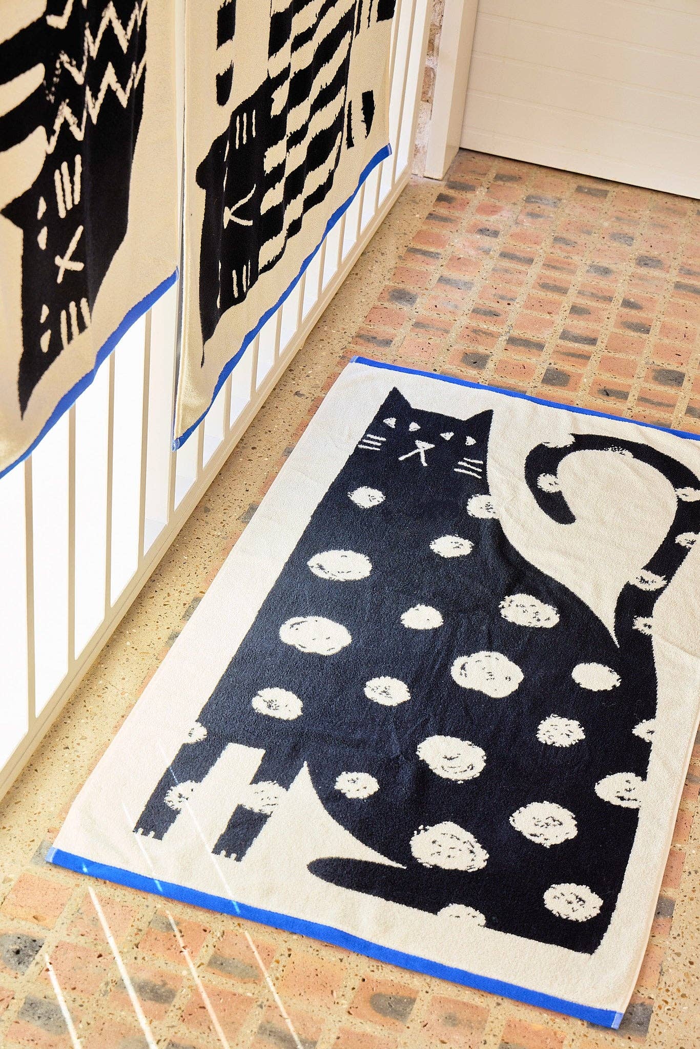 Lazy Cat Bath Towel