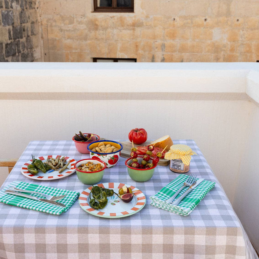 Olive Enamel Bowl - 10cm | Summer Bowls |