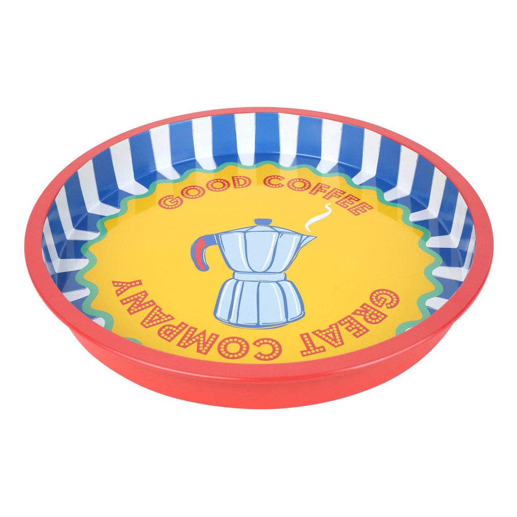 Coffee Tin Tray - 30cm | Home Decor Gifts |