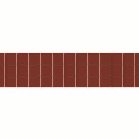 PAPER TAPE - BURGUNDY/RUSSET GRID