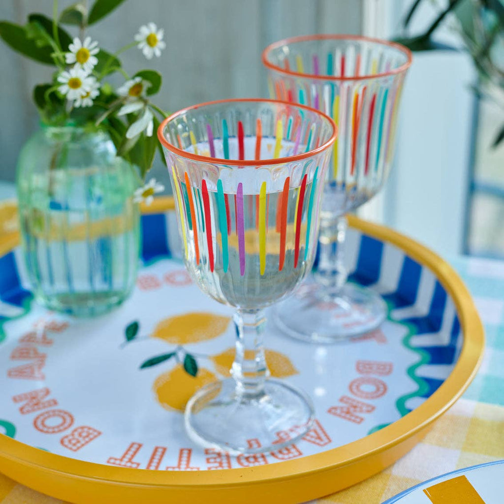 Lemon Tin Tray - 31cm | Summer Gifts |