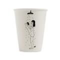 Cup yoga in the shower