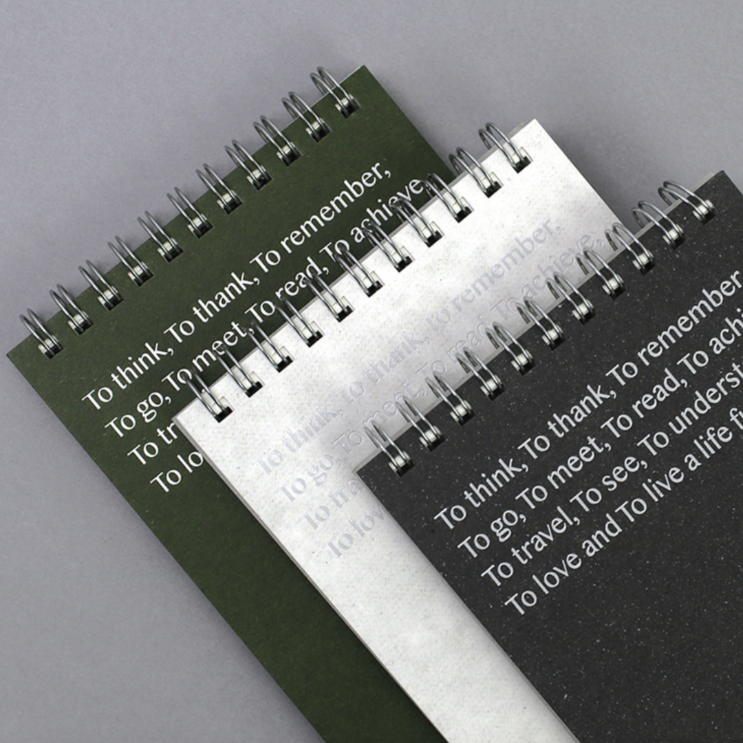 Paperian Lists To Live By [To-Do List Notebook]: Black