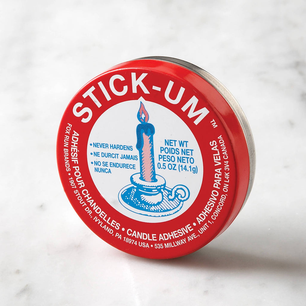 Fox Run Stick-Um Candle Adhesive, 0.5-Ounce, Display of 12