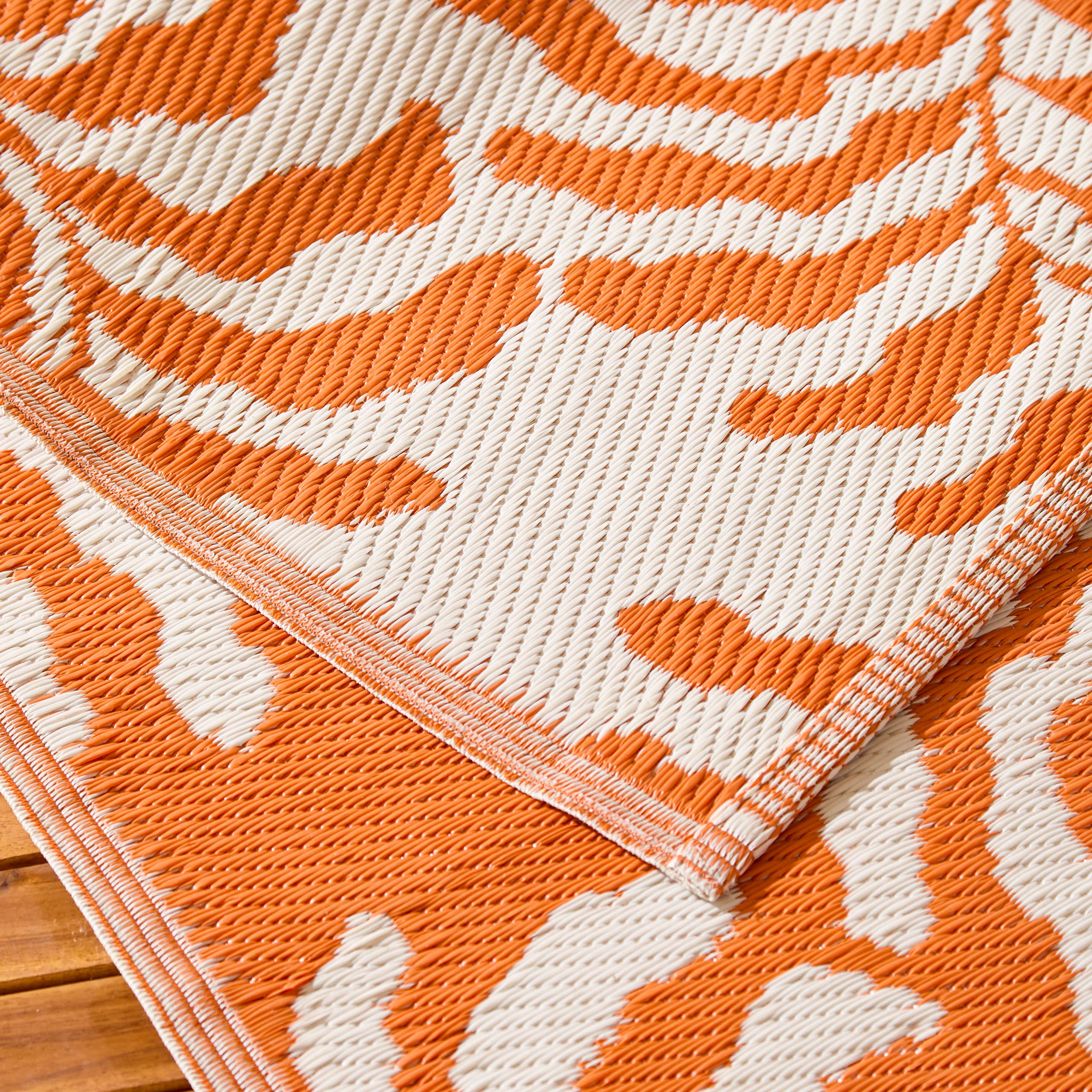 Tocorico 120x180cm Outdoor Rug Orange: Orange / 120 x 180cm