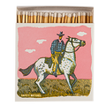 Pink Cowboy Matches | Square - Safety Matches