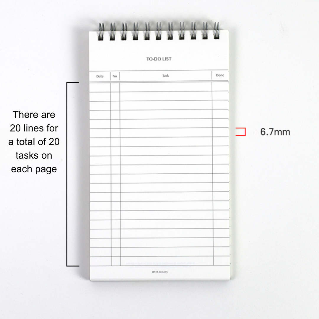 Paperian Lists To Live By [To-Do List Notebook]: Black