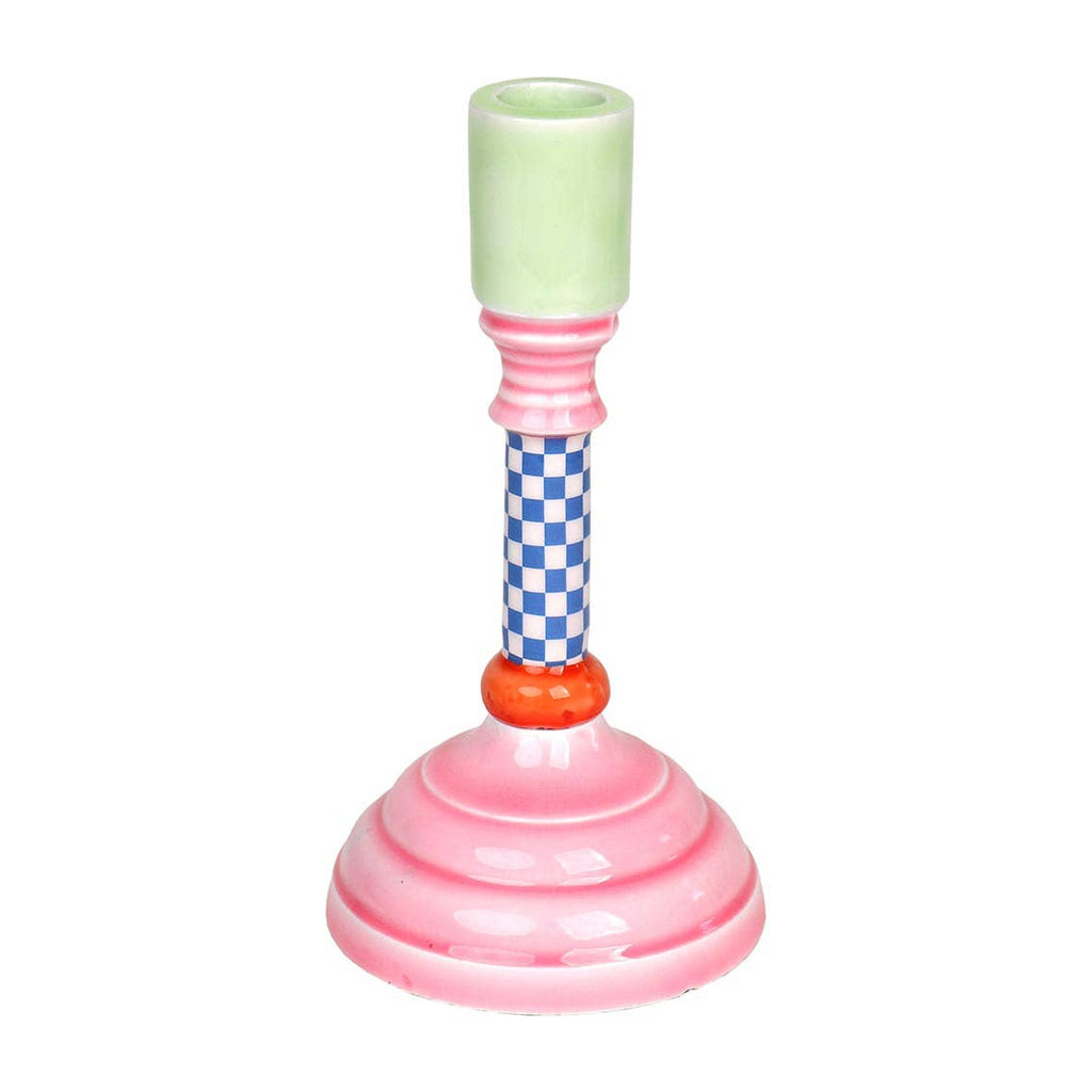 Enamel Candle Holder - 18cm | Summer Home Decor Gifts |