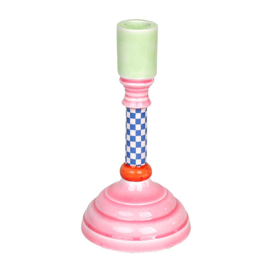 Enamel Candle Holder - 18cm | Summer Home Decor Gifts |