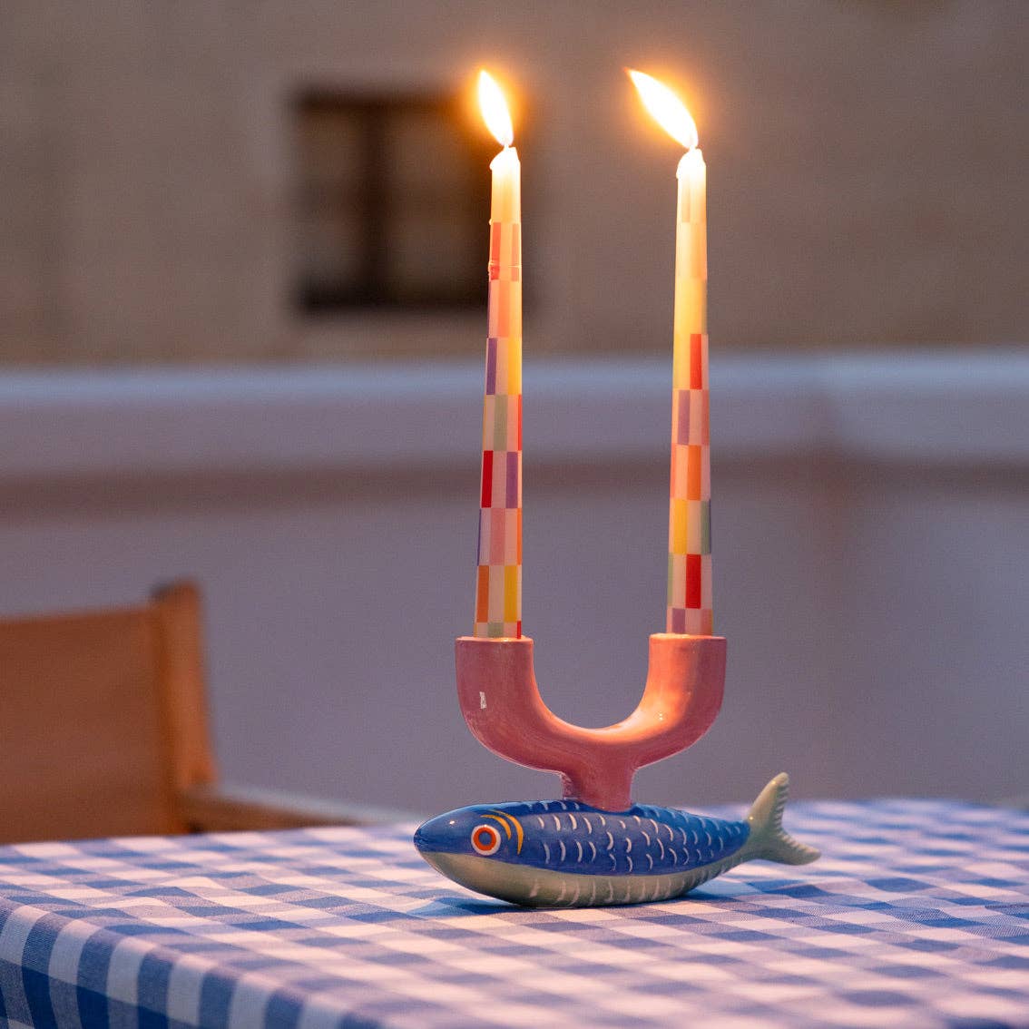 Sardine Fish Ceramic Candle Holder | Unique Summer Gifts |