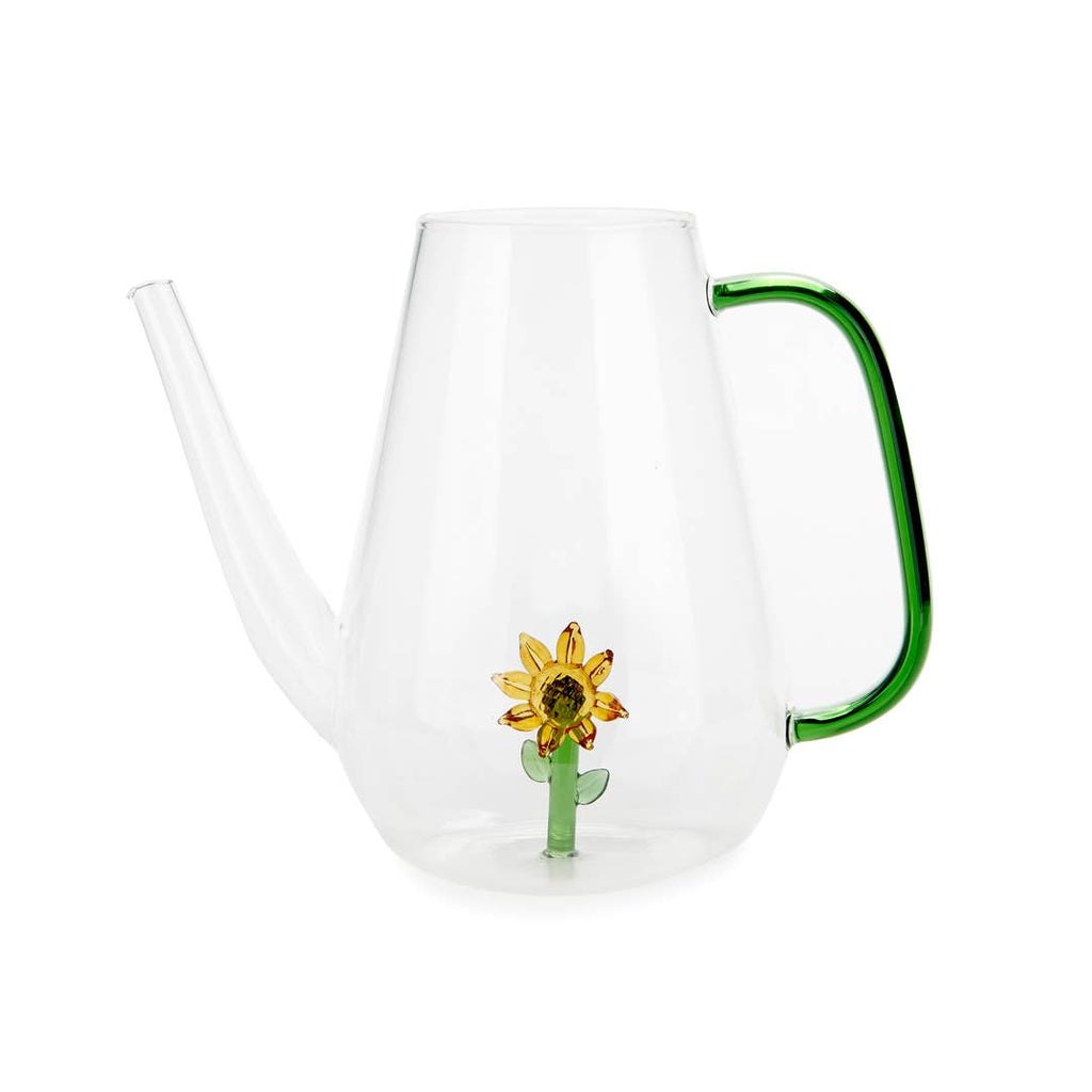 Balvi Botanical Glass Watering Can | 1L Sunflower