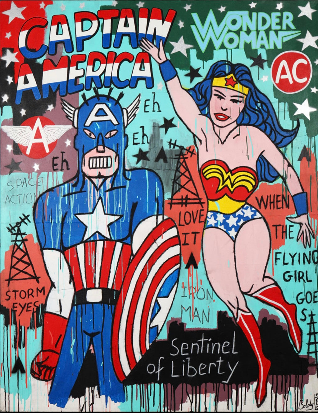 Lorenzo Boldy(B. 1964). Captain & Wonder