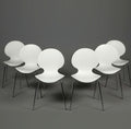 Set of 6 Galvano Tecnica Chairs (white)