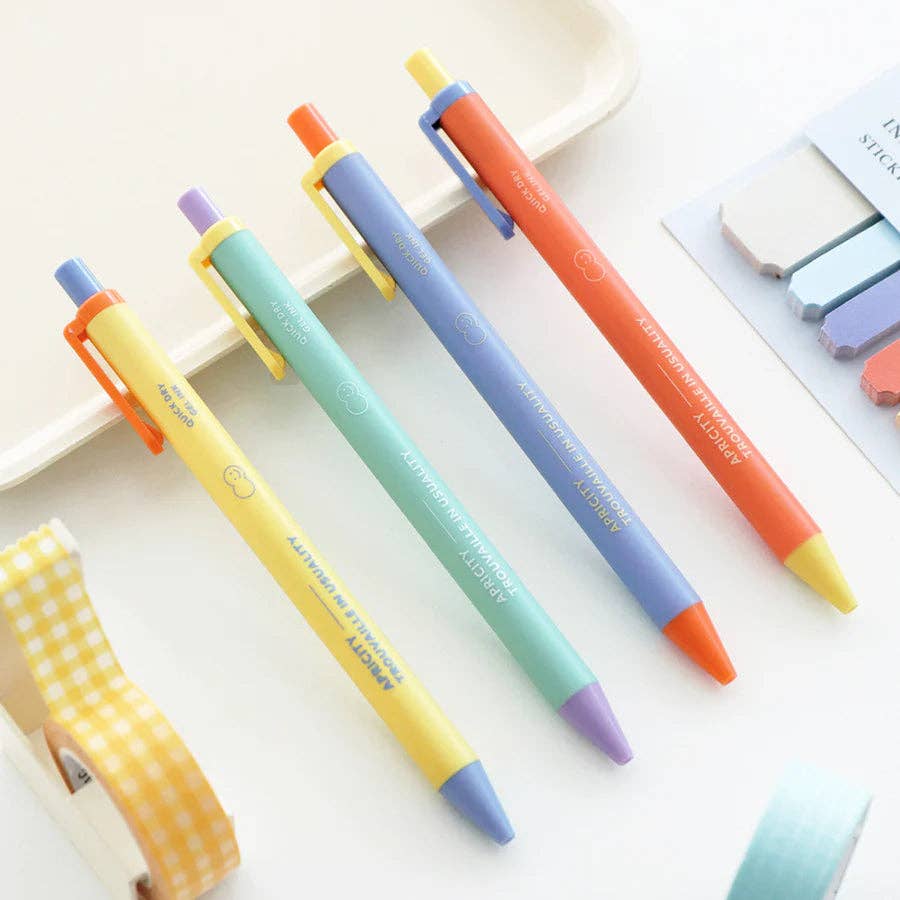 Iconic Bubbly Gel Pen: Tangerine
