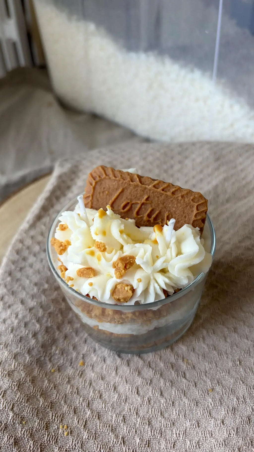 Cookie dessert candle, cookie scent, home decor, gift: Small