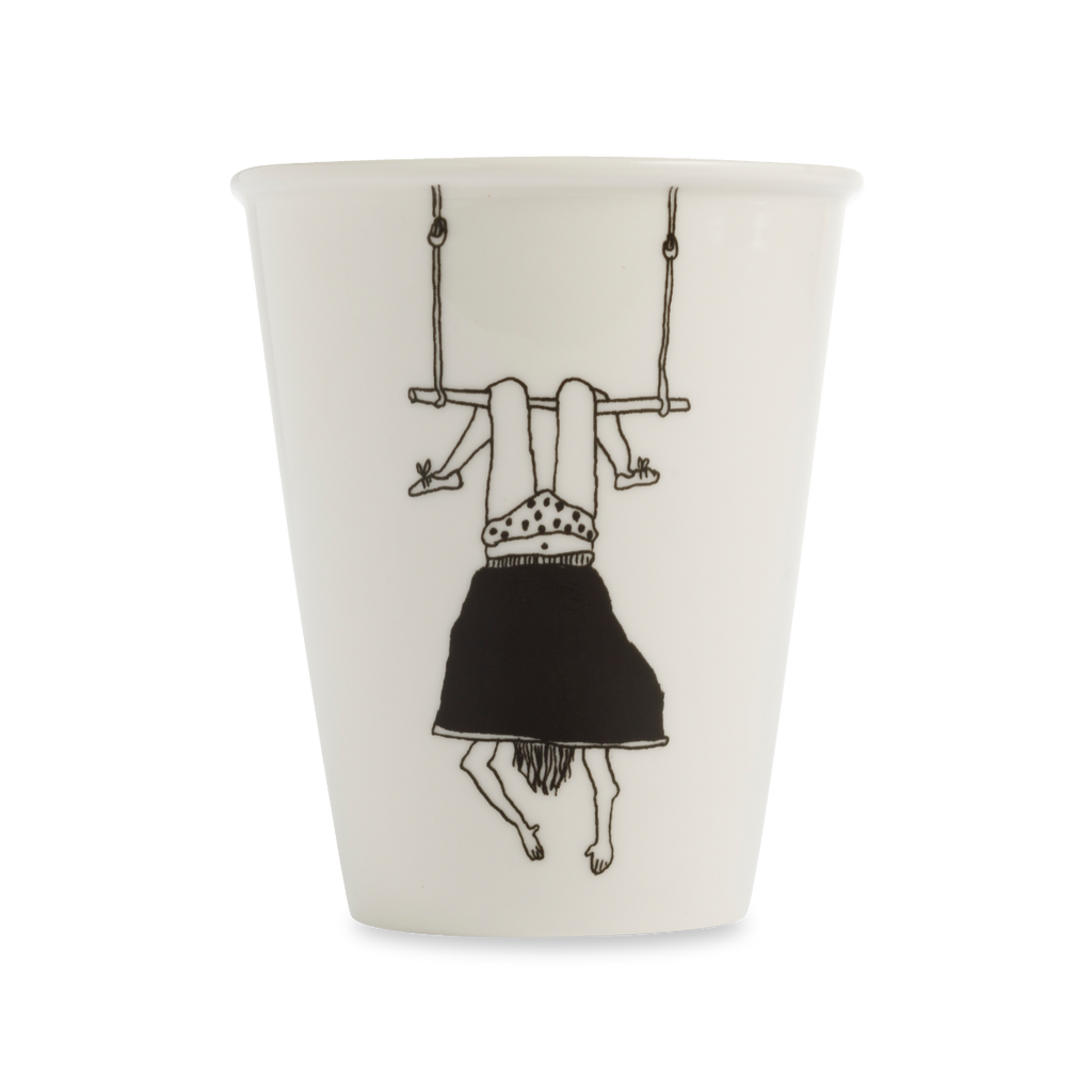 Cup trapeze girl
