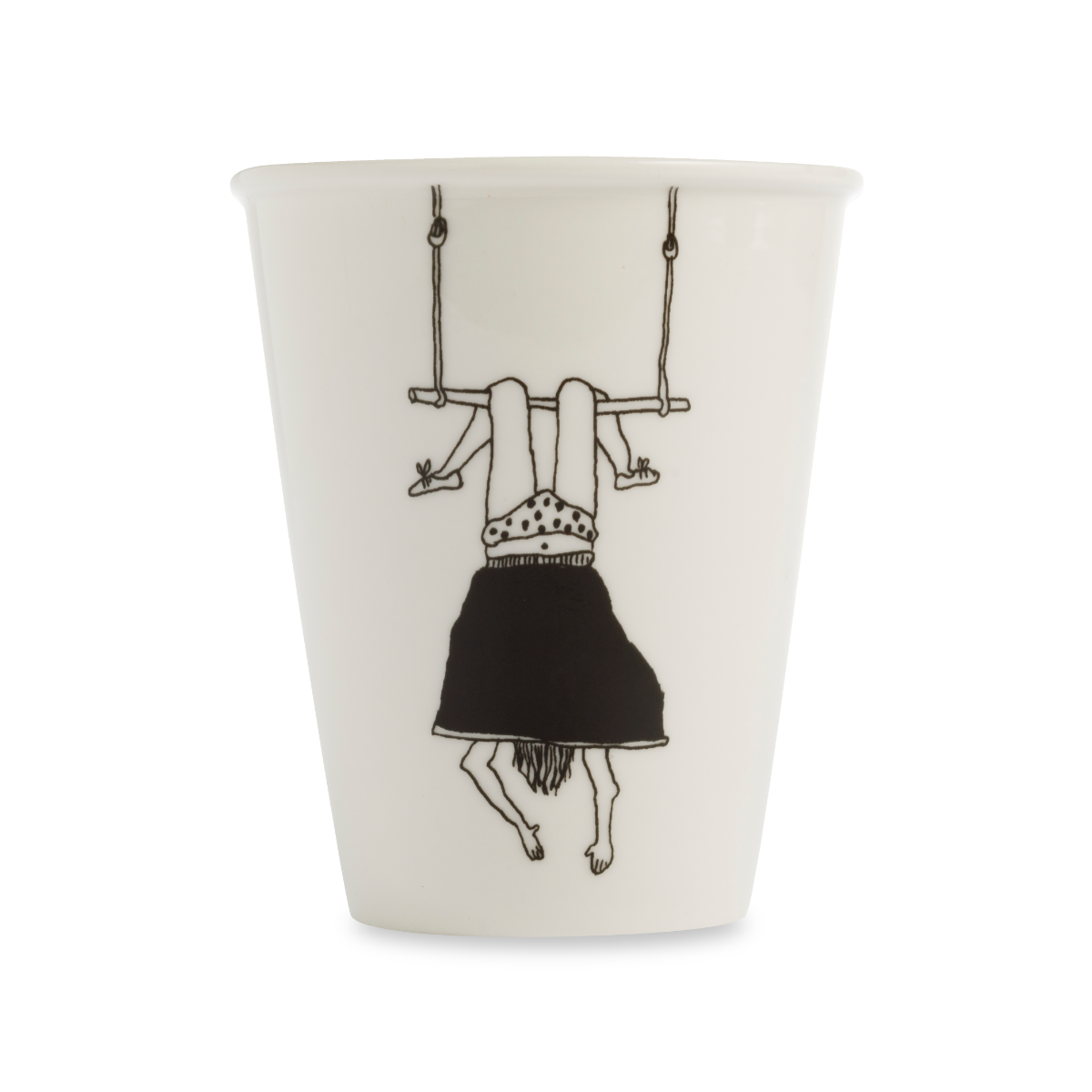 Cup trapeze girl
