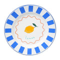 Lemon Enamel Plate - 25cm | Summer Plates |