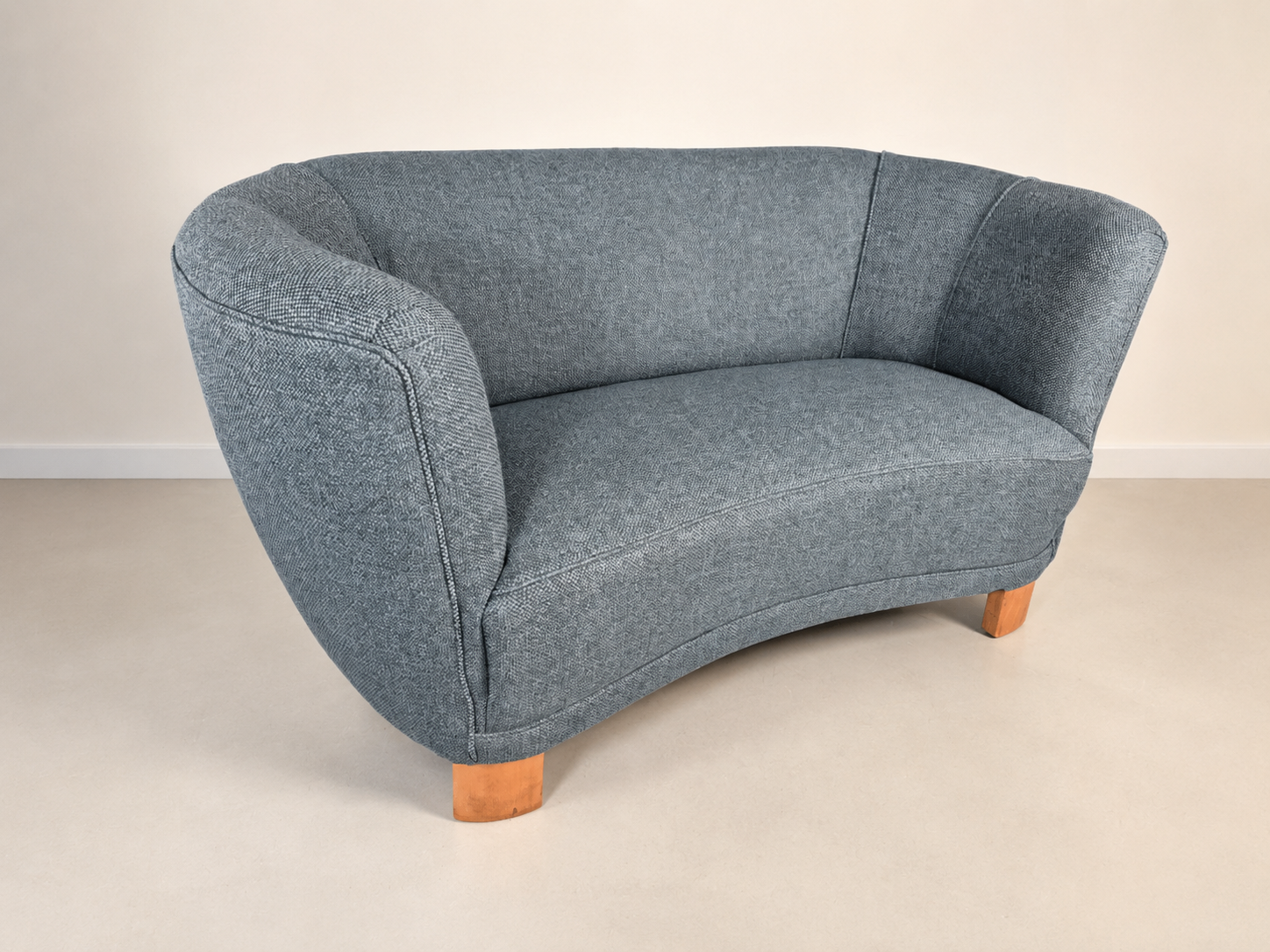 Art Deco Banana Sofa 2 Seater 1930s Danish