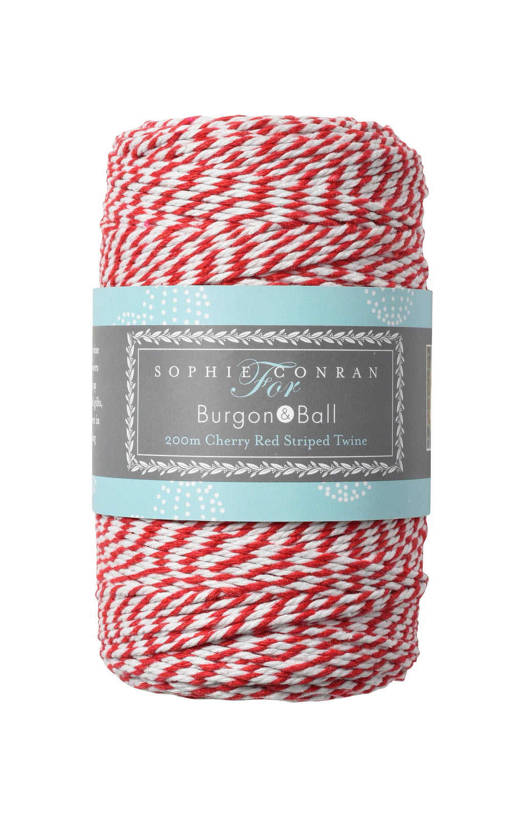 Sophie Conran - 200m Cherry Red Striped Twine