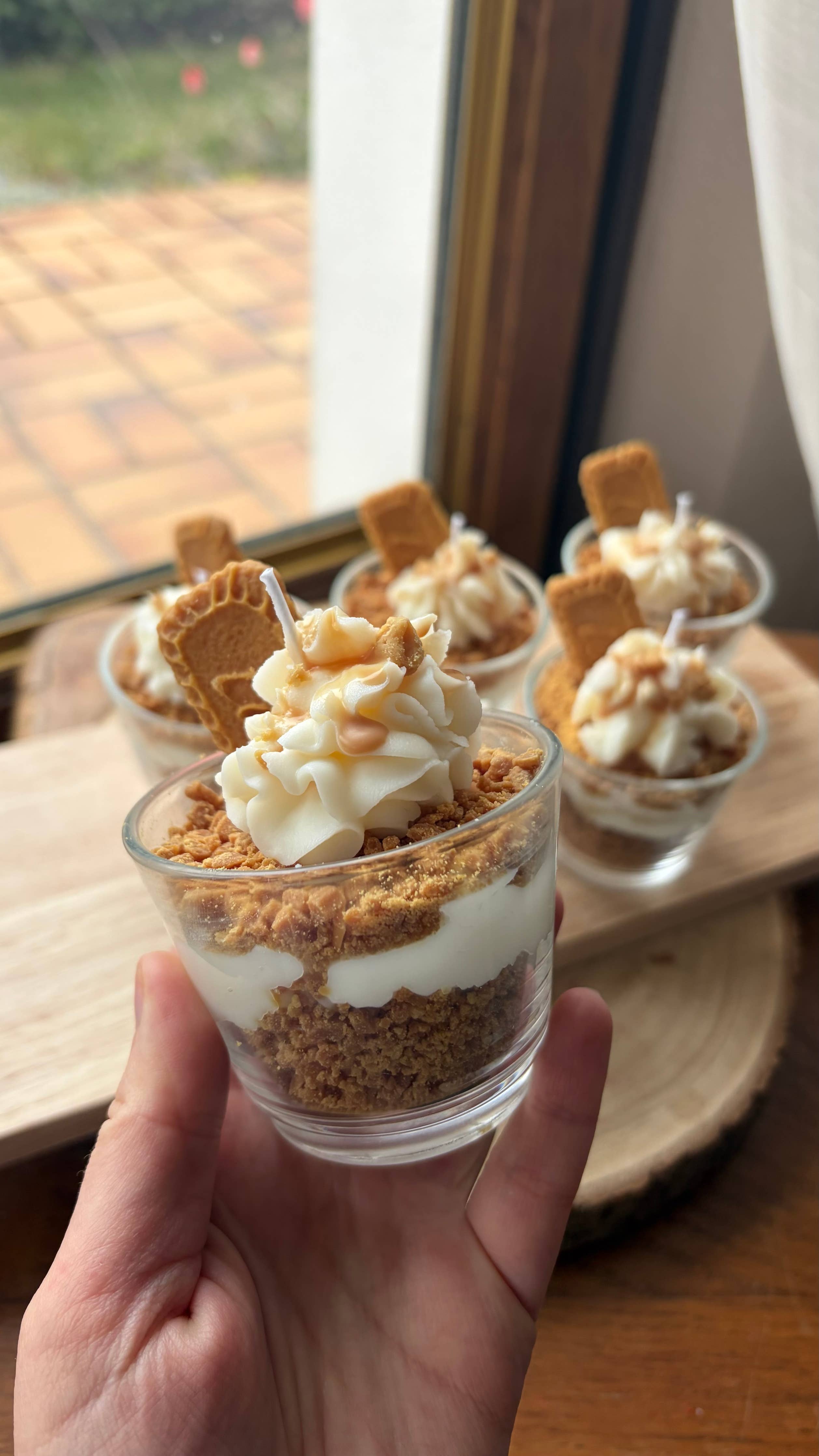 Cookie dessert candle, cookie scent, home decor, gift: Small