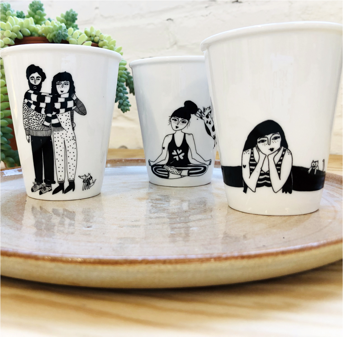 Cup zen with cats
