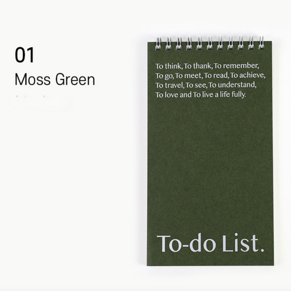 Paperian Lists To Live By [To-Do List Notebook]: Black