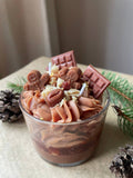 Coffee & Chocolate Shortcake Dessert Candle