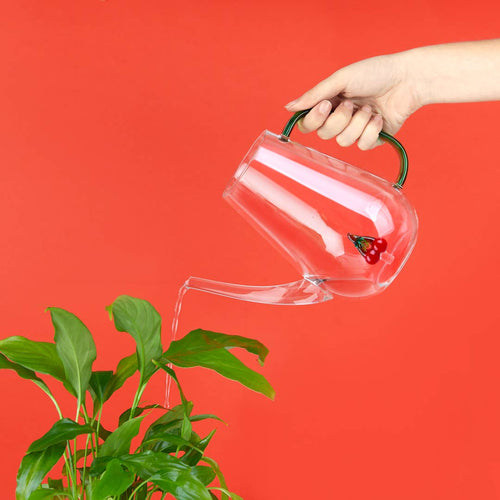 Balvi Botanical Glass Watering Can | 1L Cherries