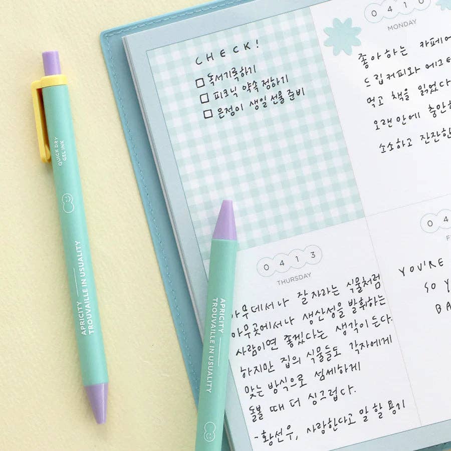 Iconic Bubbly Gel Pen: Indi blue