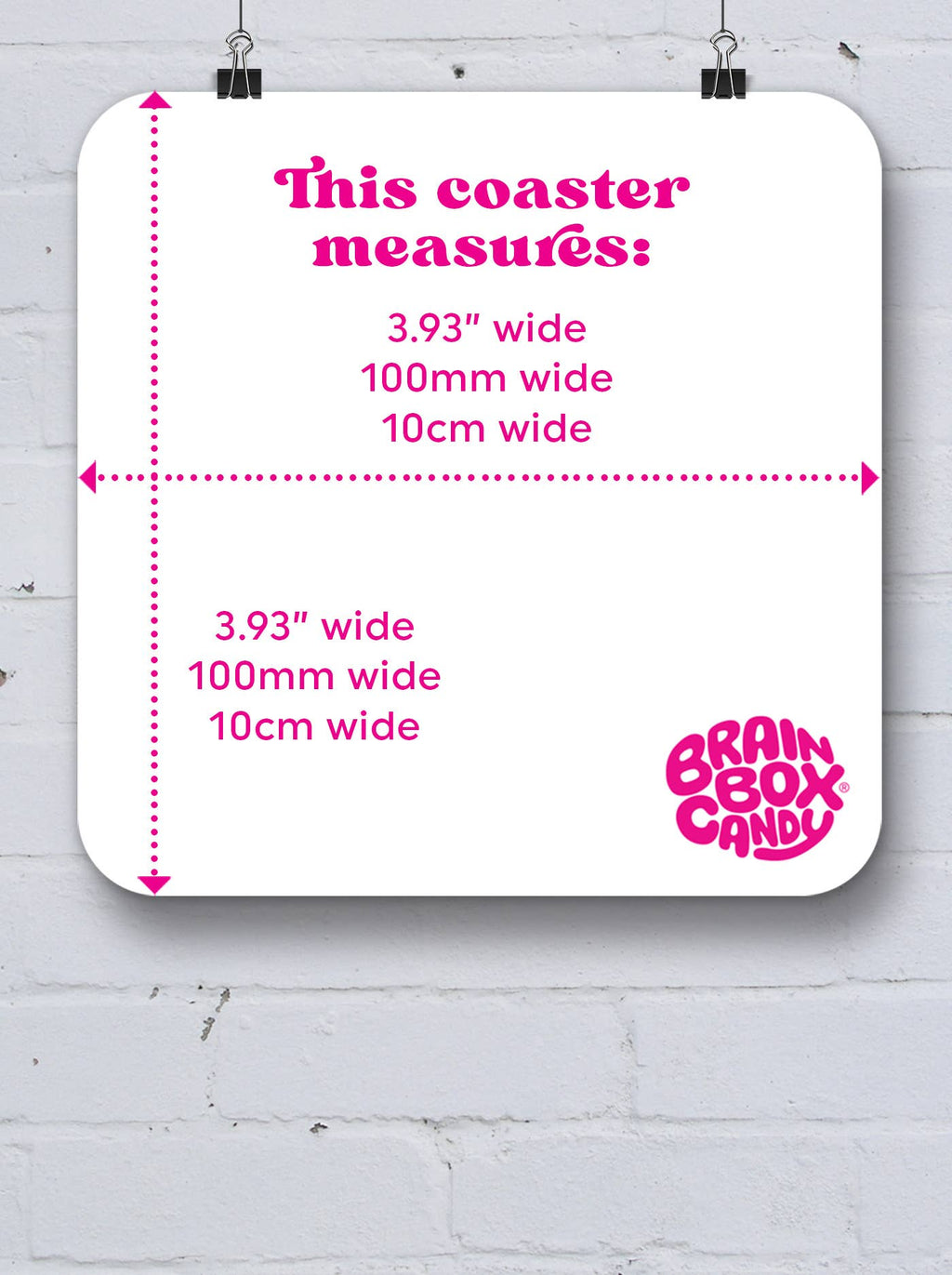 Funny Gift David Shrigley Coaster - Sorry I Fell Asleep