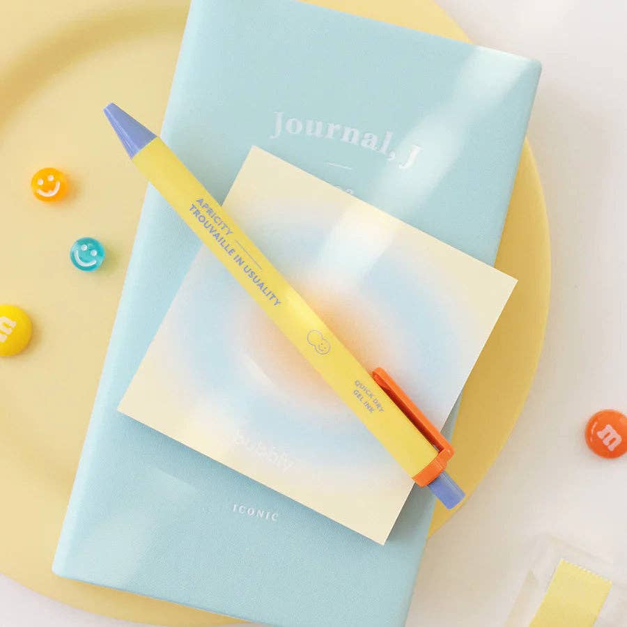 Iconic Bubbly Gel Pen: Tangerine