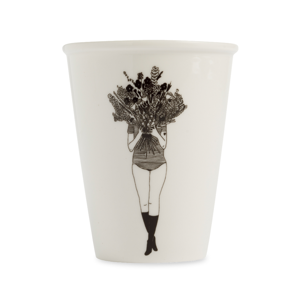 Cup flower girl