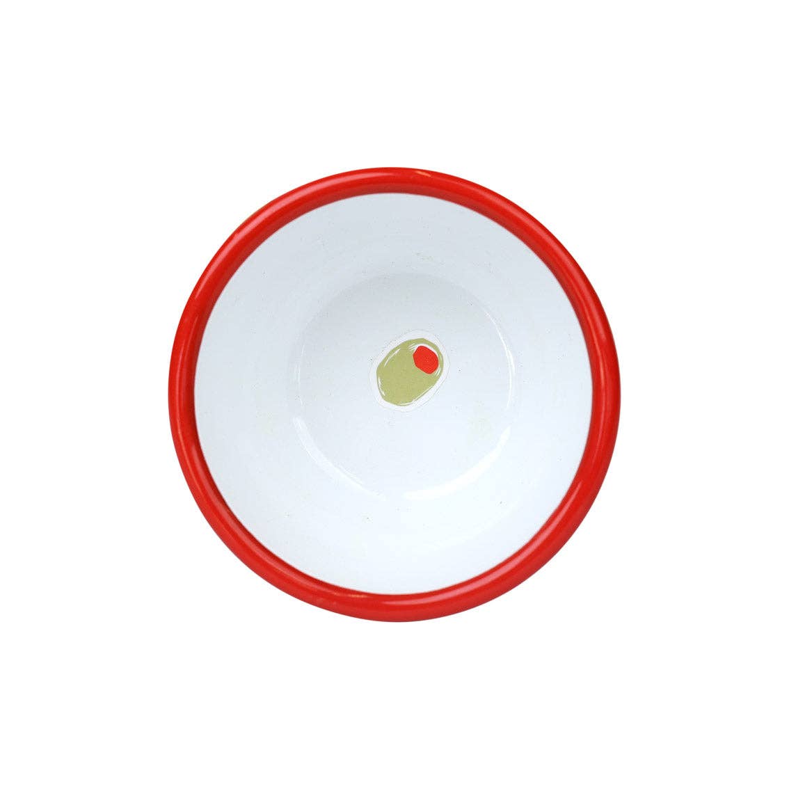 Olive Enamel Bowl - 10cm | Summer Bowls |