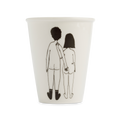 Cup naked couple back