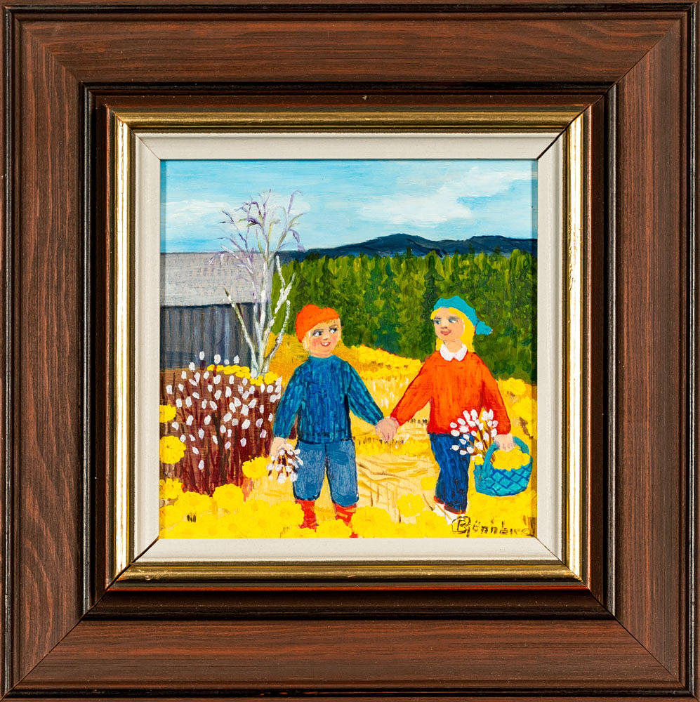 Beda Ronnberg Swedish Oil Painting
