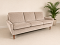 Danish 3 Seat Settee Mid Century 1960s New Upholstery