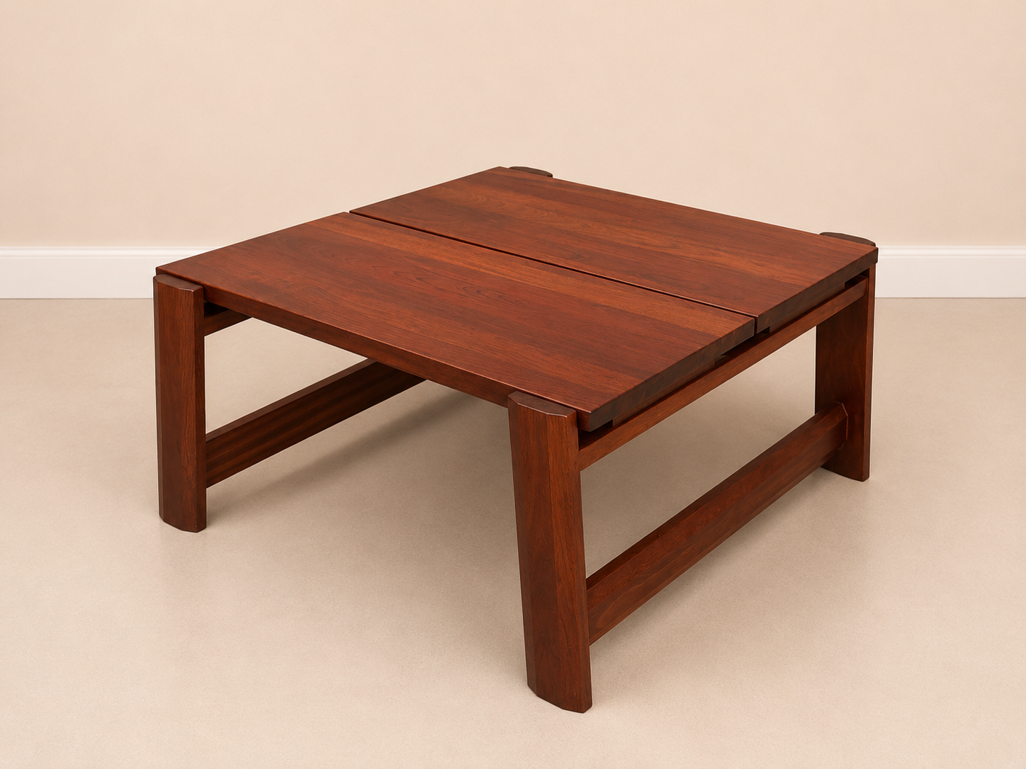 Square Coffee Table Attributed Percival Lafer 1980s